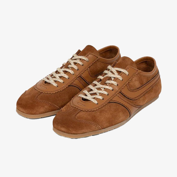 Rich Brown Suede Sneakers - Arno Conti Shoe