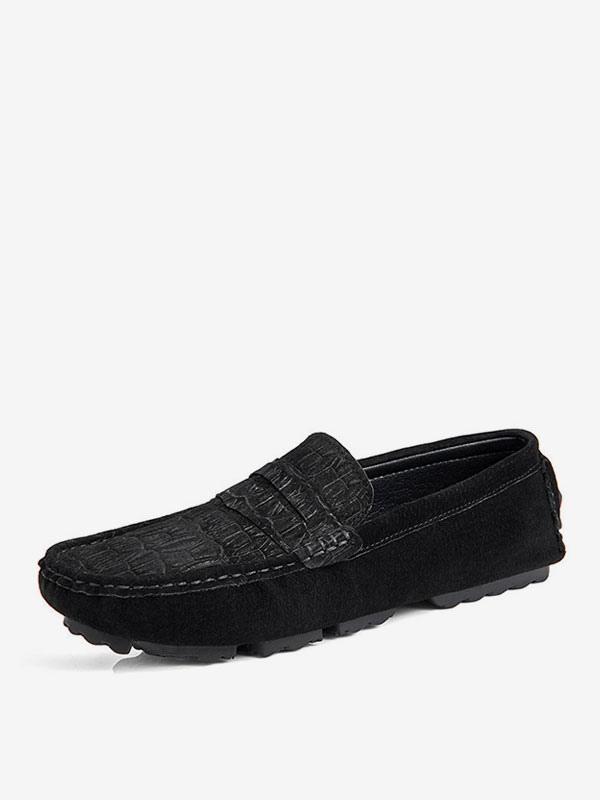 Alligator Tassel Driving Loafers.