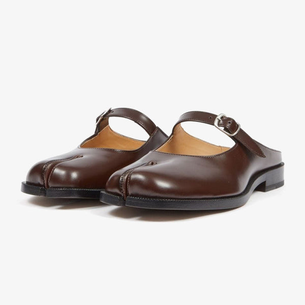 Cedar Brown Tabi Leather Sandals