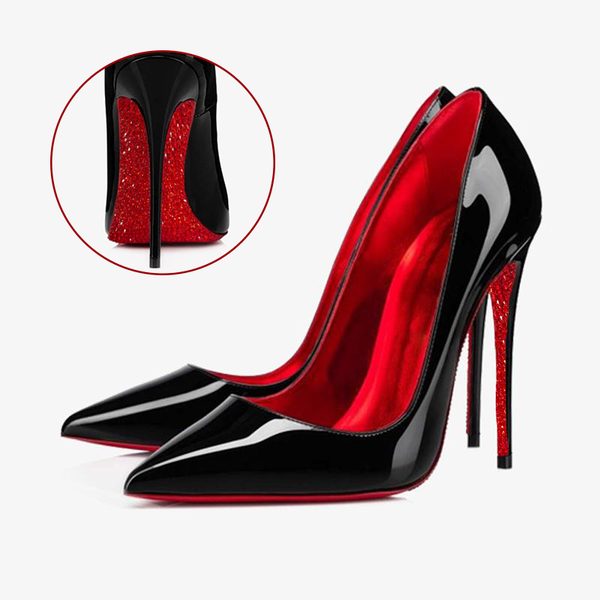 Patent Leather Pumps Sparkling Sole - Arno Conti Shoe