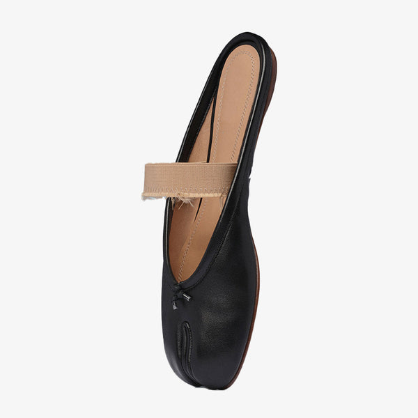 Leather Split-toe sandals with Handmade Folds - Arno Conti Shoe