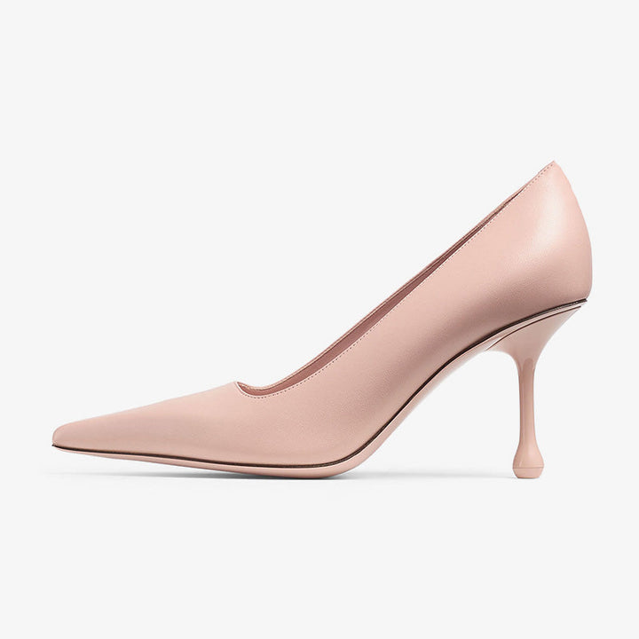 Pink Nappa Leather Elegant Pumps - Arno Conti Shoe