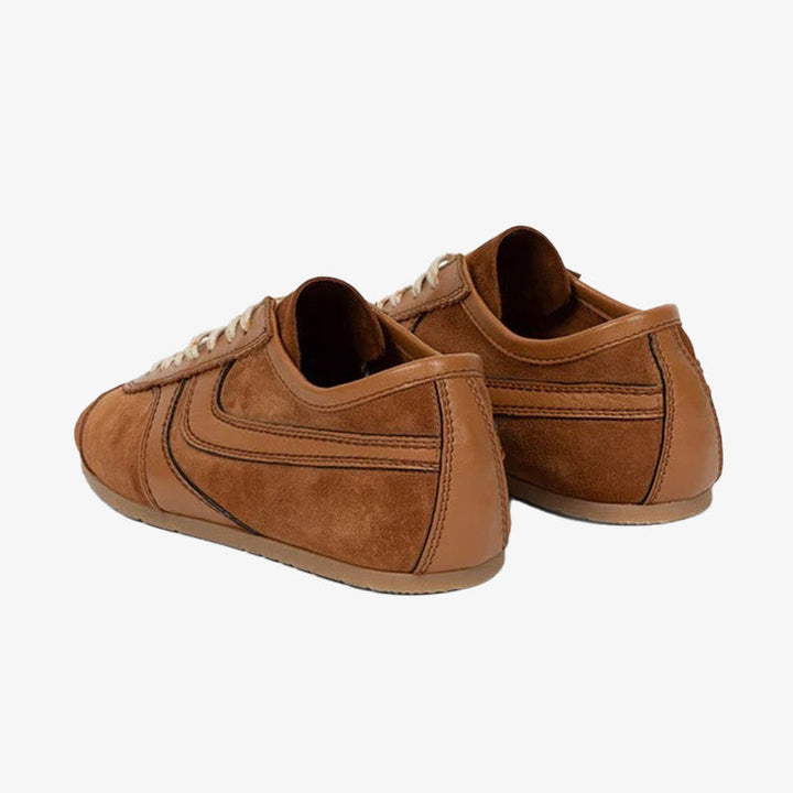Rich Brown Suede Sneakers - Arno Conti Shoe