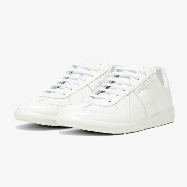 Pure White Calfskin Sneakers