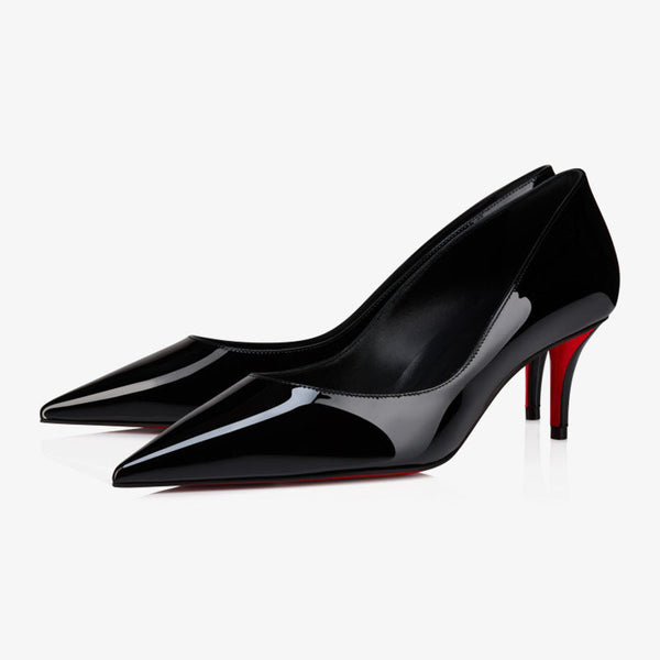 Black Patent Stiletto Pumps