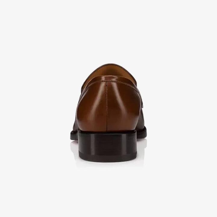 Square Toe Slip-On Buckle Loafers - ARNO CONTI