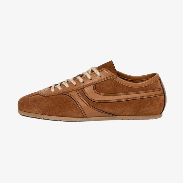 Rich Brown Suede Sneakers - Arno Conti Shoe