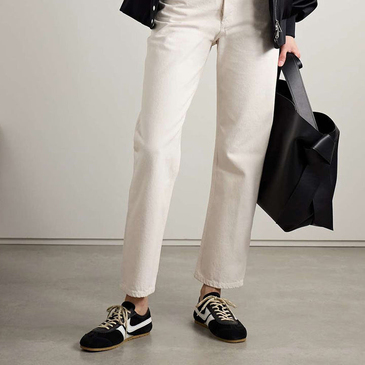 Black Suede Sneakers with Lace-Up - Arno Conti Shoe