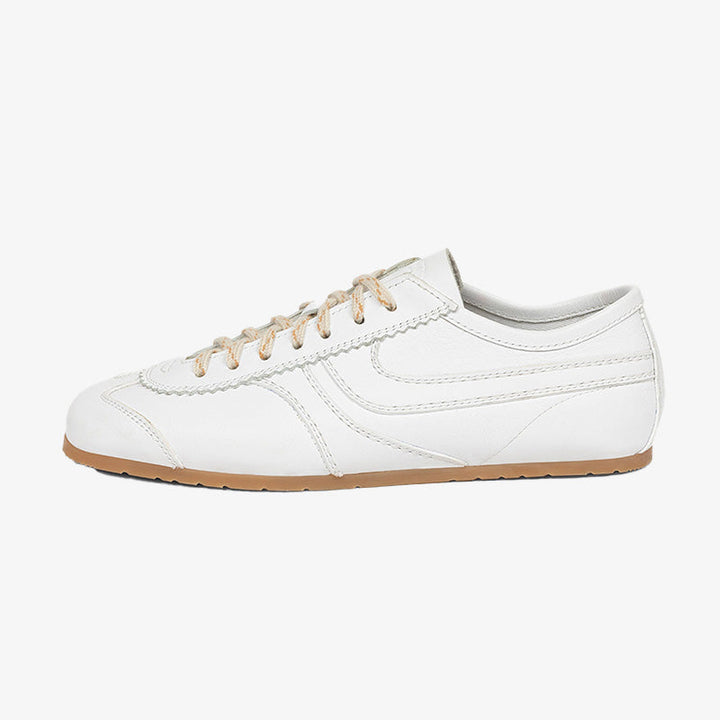 Classic White Leather Sneakers - Arno Conti Shoe