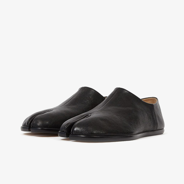 Black Slip-On Leather Loafers Unisex