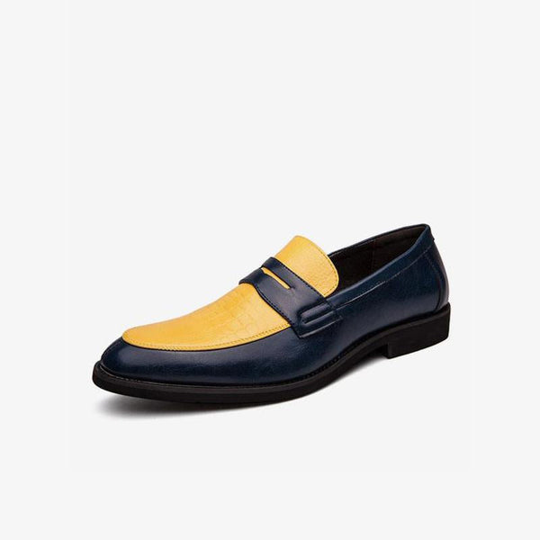 Refined Bicolor Loafers