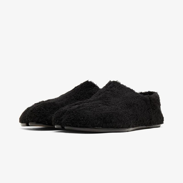 Faux Fur Spilt-Toe Shoes