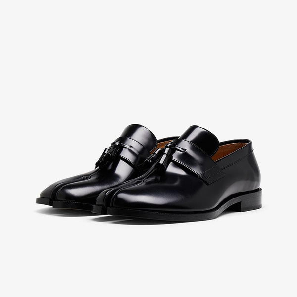 Patent Calfskin Black Loafers Unisex