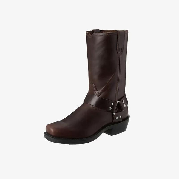 Square Toe Mid Calf boots