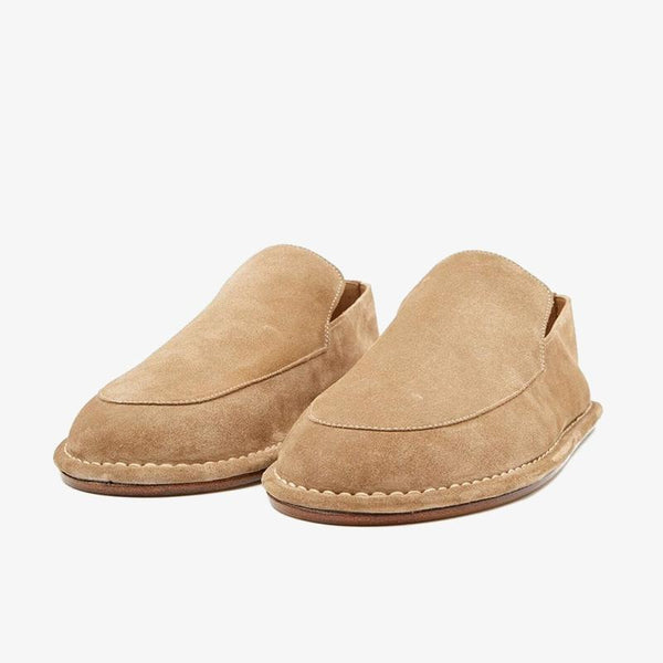 Light Brown Suede Loafers