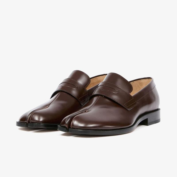 Chocolate Brown Slip-On Loafers - ARNO CONTI
