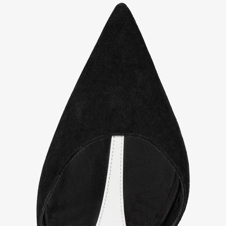 Suede and Leather Pumps - ARNO CONTI
