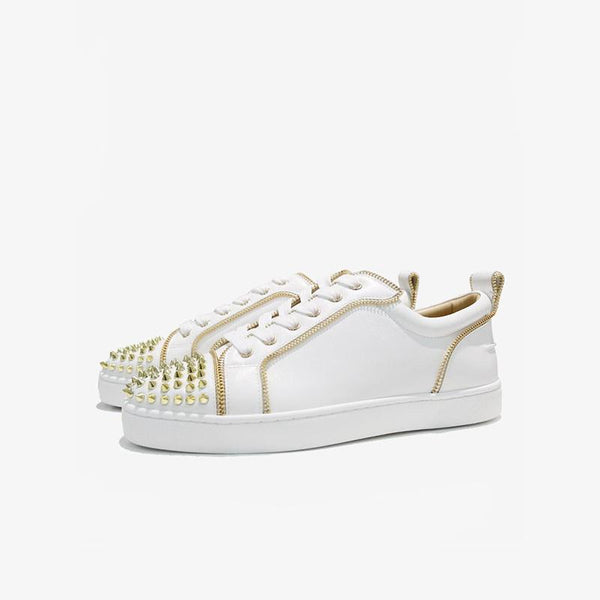 Gold Studded Platform Sneakers