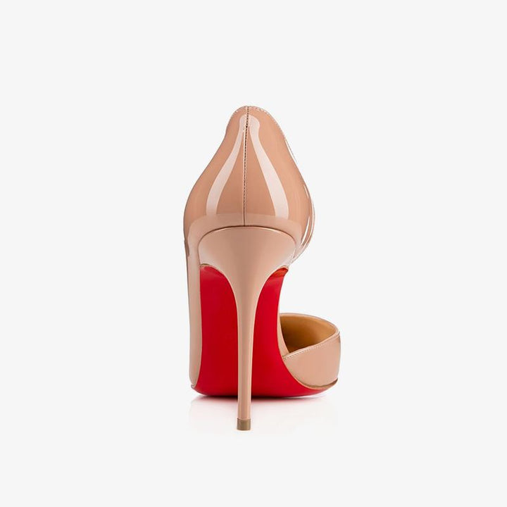 Beige Patent Leather Pumps - ARNO CONTI