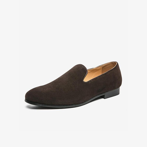 Sophisticated Forest Velvet Loafers