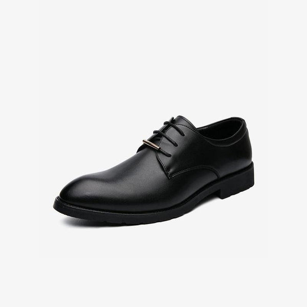 Lace Up Leather Shoes Men's Casual