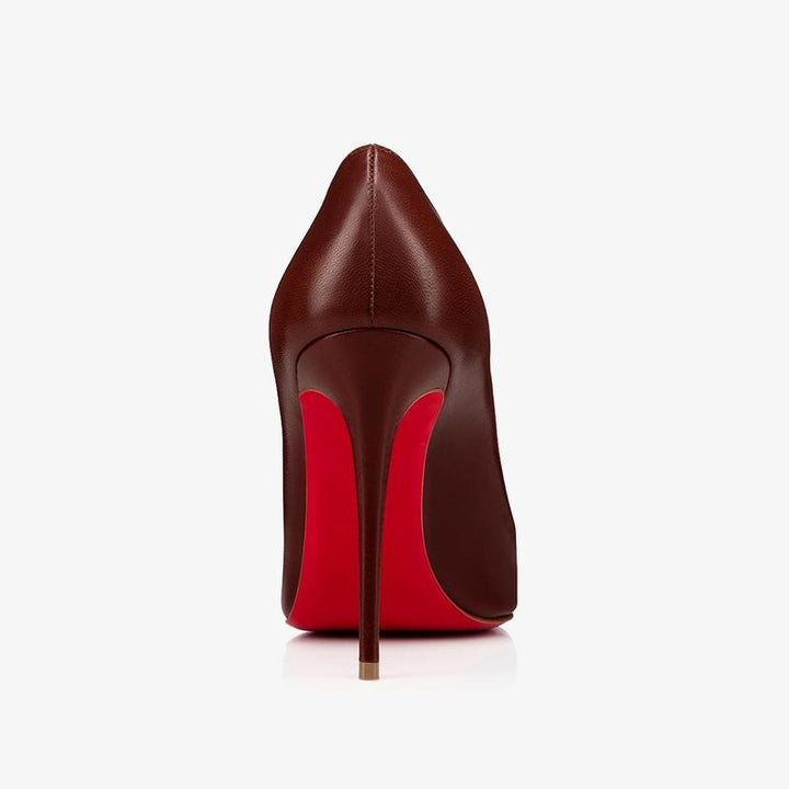 Elegant Nude Leather Stiletto Pumps - ARNO CONTI