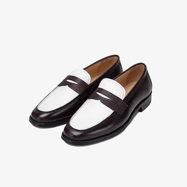 Sophisticated Leather Penny Loafers