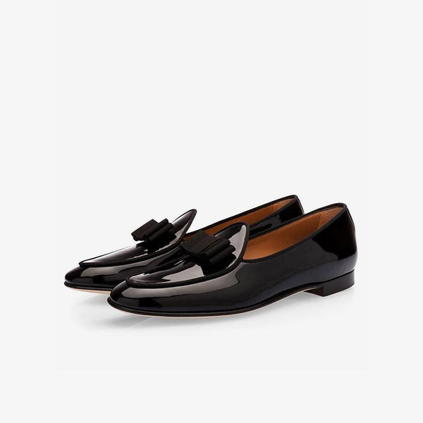 Mens Bowknot Dress Loafers - Arno Conti Shoe