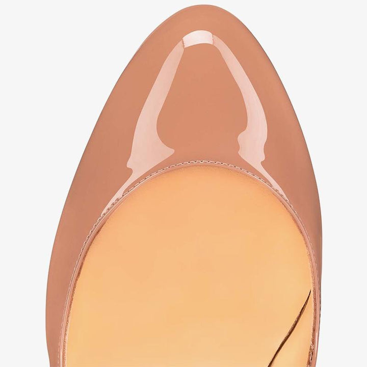 Sleek Beige Leather Stiletto - ARNO CONTI