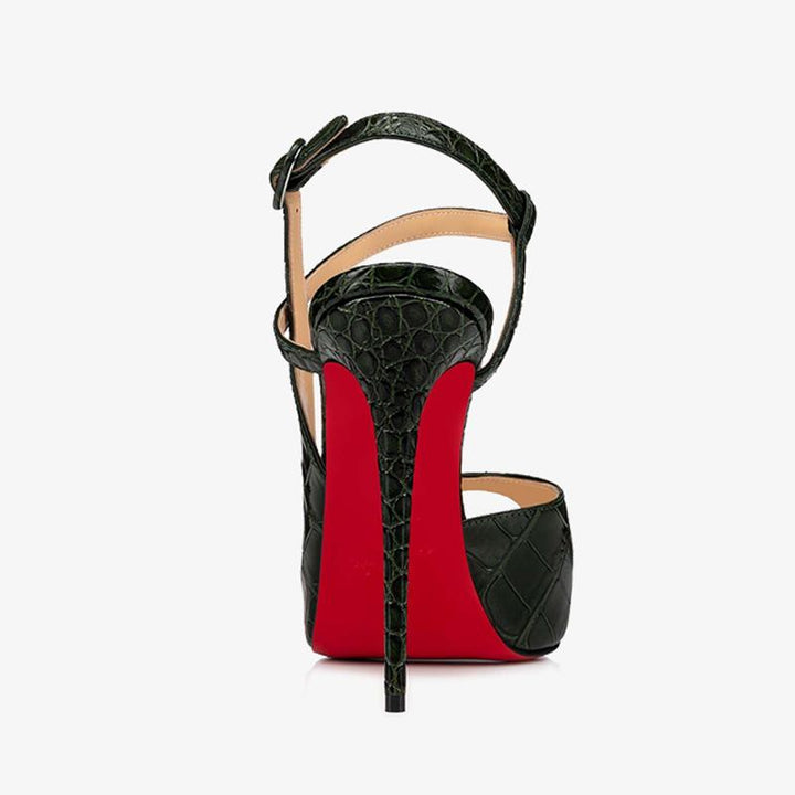 Elegant Leather Stiletto Pump - ARNO CONTI