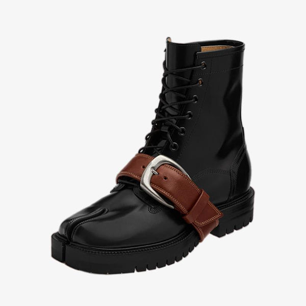 Tabi Ankle Boots with Combat Belt Men's