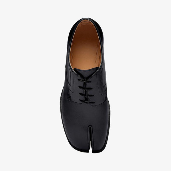 Solid Color Tabi Laced Brogue Shoes