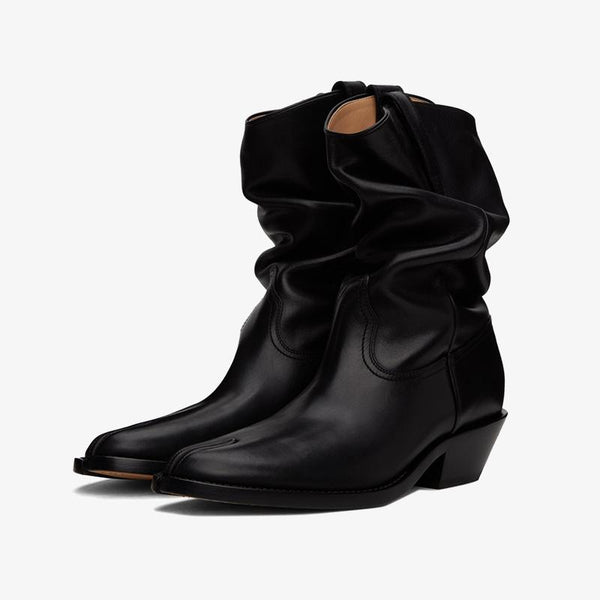 Buffed Calfskin Ankle Boots Women's