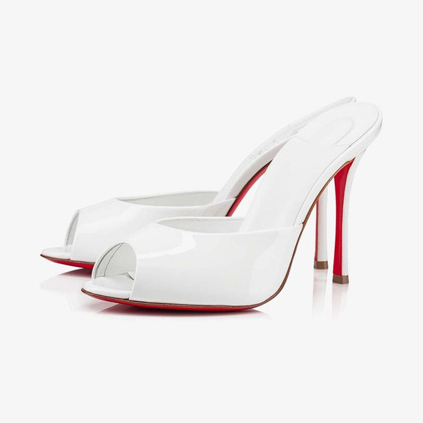 Eye-catching White Patent Leather Pump - ARNO CONTI