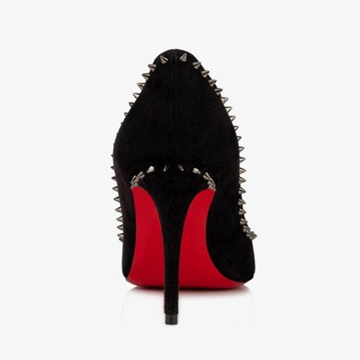 Black Pump with Gunmetal Spikes - ARNO CONTI