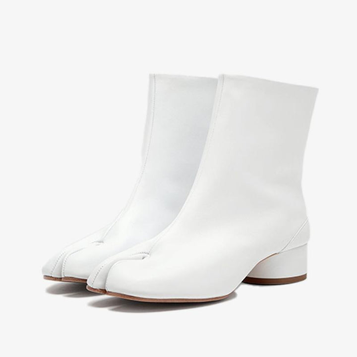 Calf Leather Boots 30mm Heel Women's - Arno Conti Shoe